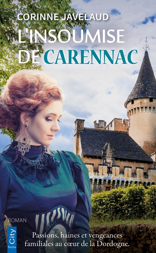 Couverture ebook de L'insoumise de Carennac, de Corinne Javelaud
