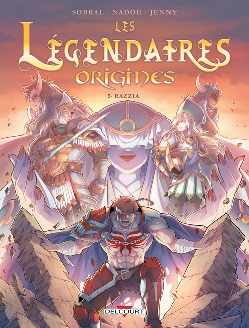 Couverture ebook de Les Légendaires - Origines T05 - Razzia, de Patrick Sobral, Nadou