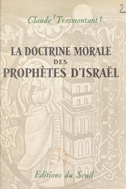 Couverture ebook de La doctrine morale des prophètes d'Israël, de Claude Tresmontant
