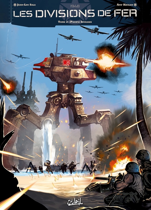 ebook cover of Les Divisions de fer T02 - Pacific Invasion 1948, by Jean-Luc Sala
