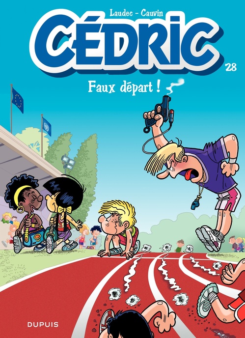 Couverture ebook de Cédric - Tome 28 - Faux départ !, de Raoul Cauvin, Laudec