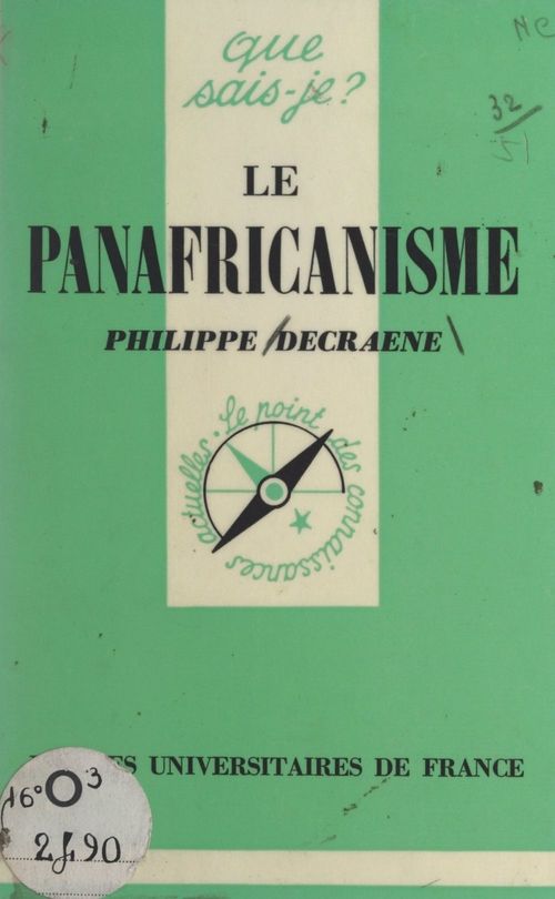 ebook cover of Le panafricanisme, by Philippe Decraene