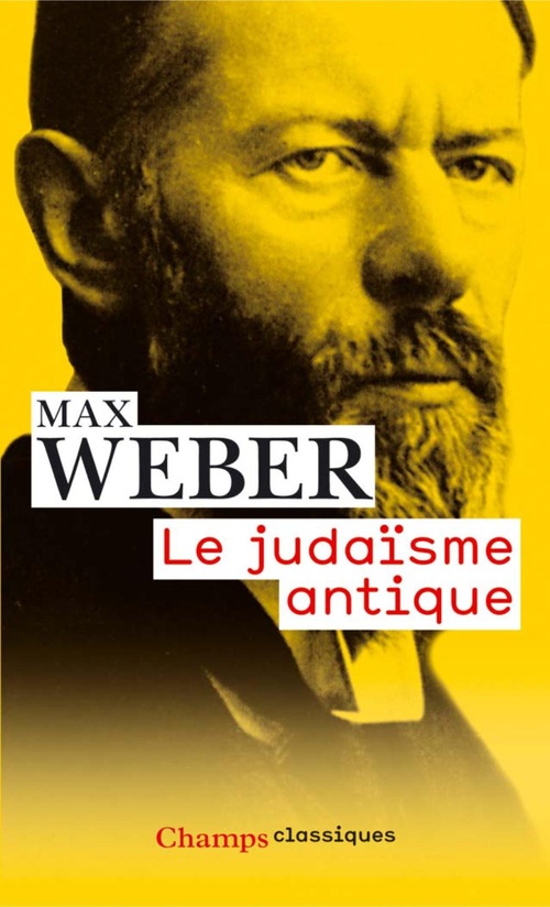 Couverture ebook de Le judaïsme antique, de Max Weber