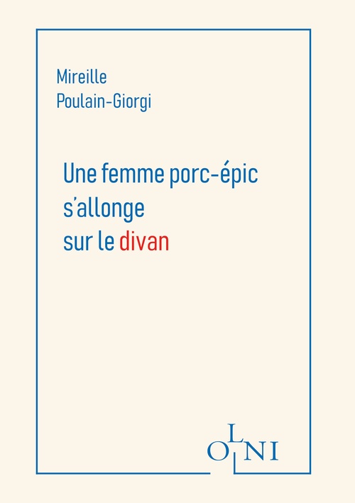 ebook cover of Une femme porc-épic s´allonge sur le divan, by Mireille Poulain-Giorgi
