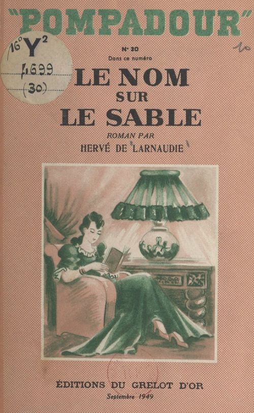 Couverture ebook de Le nom sur le sable, de Herve De Larnaudie