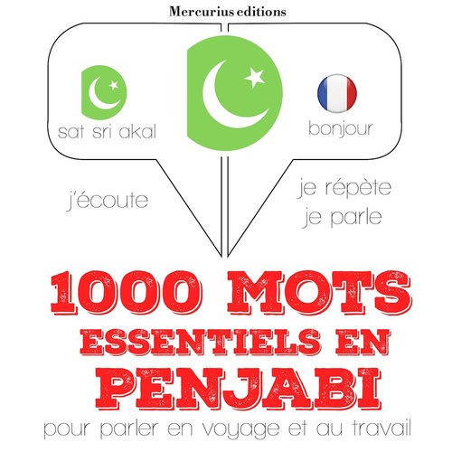 audiobook cover of 1000 mots essentiels en penjabi, by JM Gardner