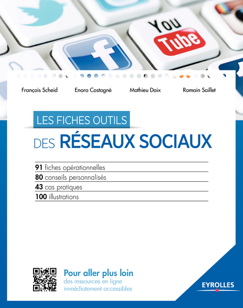 Couverture ebook de Les fiches outils des réseaux sociaux, de Collectif