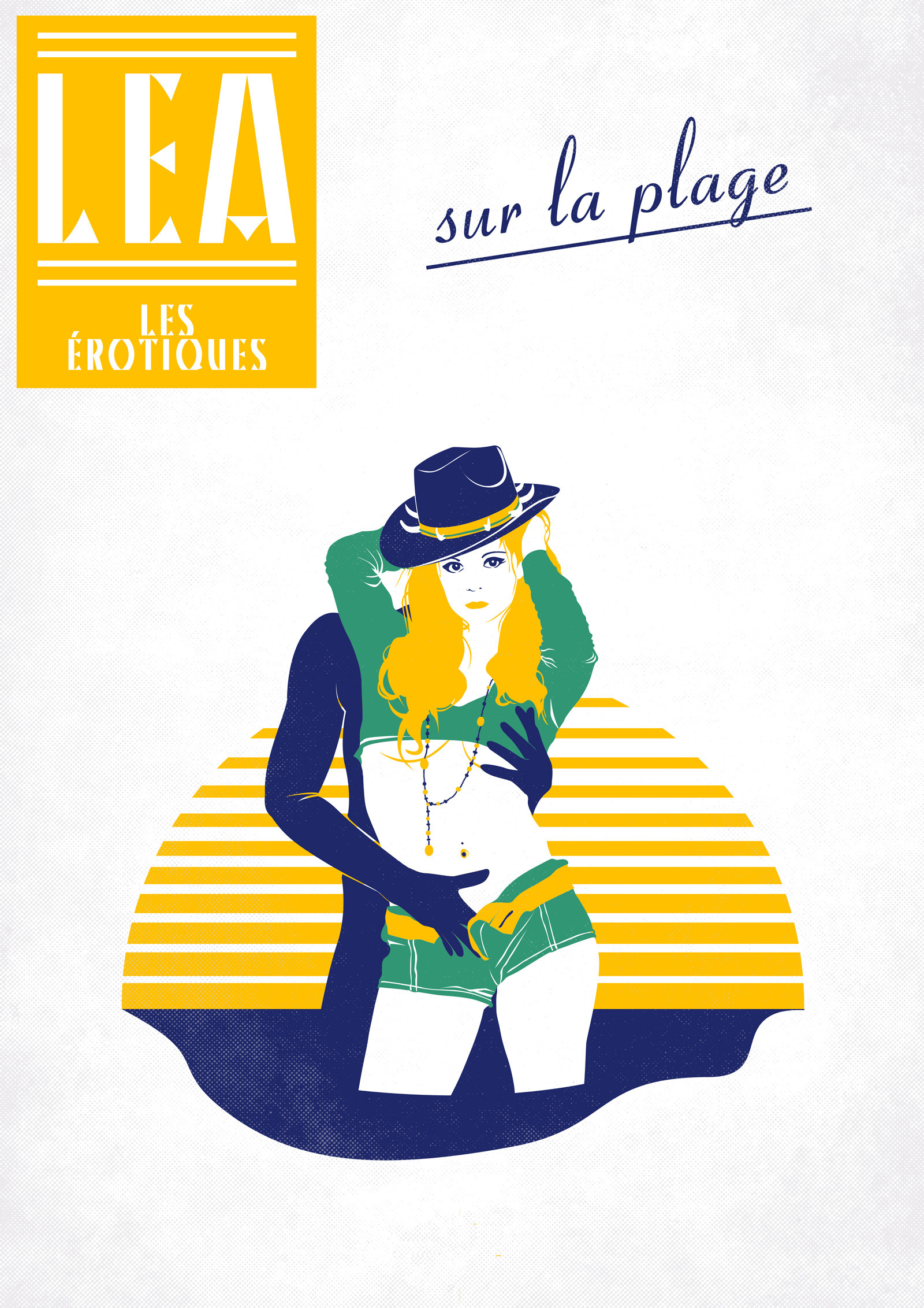 Couverture ebook de Sur la plage, de Léa