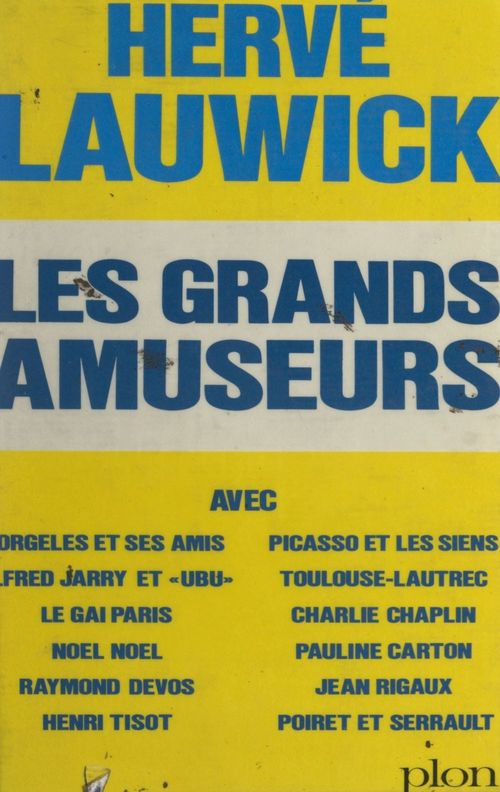 Couverture ebook de Les grands amuseurs, de Herve Lauwick