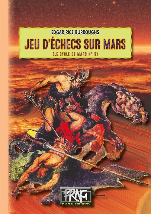ebook cover of Jeu d'échecs sur Mars (Cycle de Mars n° 5), by Edgar Rice Burroughs