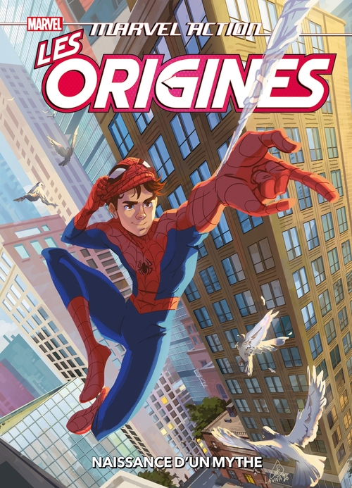 ebook cover of Marvel Action : Les origines, by Christopher Eliopoulos