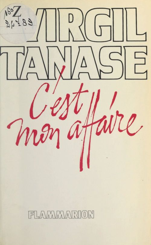 Couverture ebook de C'est mon affaire, de Virgil Tanase