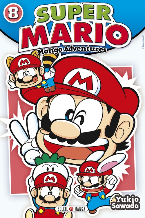 Couverture ebook de Super Mario Manga Adventures T08, de Nintendo, Yukio Sawada