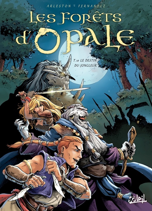 Couverture ebook de Les Forêts d'Opale T10 - Le Destin du jongleur, de Christophe Arleston