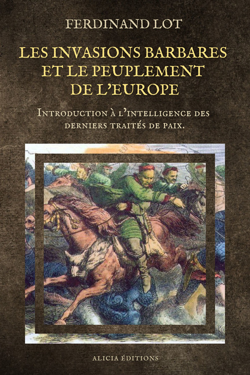 Couverture ebook de Les invasions barbares et le peuplement de l´Europe, de Ferdinand Lot