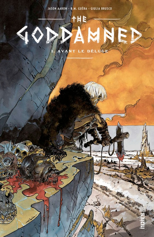 Couverture ebook de The Goddamned - Tome 1 - Avant le déluge, de Giulia Brusco, Jason Aaron, R.M. Guéra