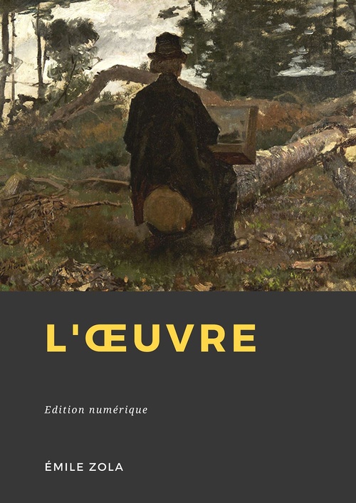ebook cover of L'OEuvre, by Émile Zola