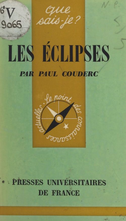 Couverture ebook de Les éclipses, de Paul Couderc