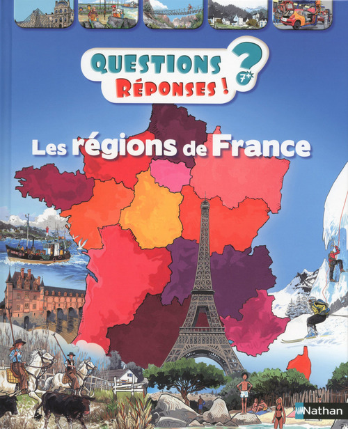 Couverture ebook de Les régions de France, de Sandrine Mirza