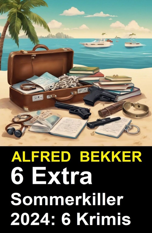 Couverture ebook de 6 Extra Sommerkiller 2024: 6 Krimis, de Alfred Bekker