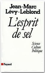 ebook cover of L'Esprit de sel, by Jean-Marc Lévy-Leblond