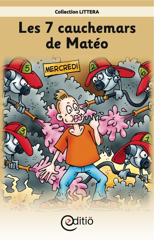 ebook cover of Les 7 cauchemars de Matéo, by Claire St-Onge