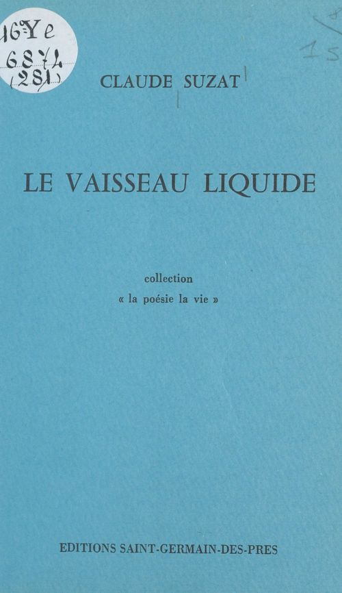 Couverture ebook de Le vaisseau liquide, de Claude Suzat