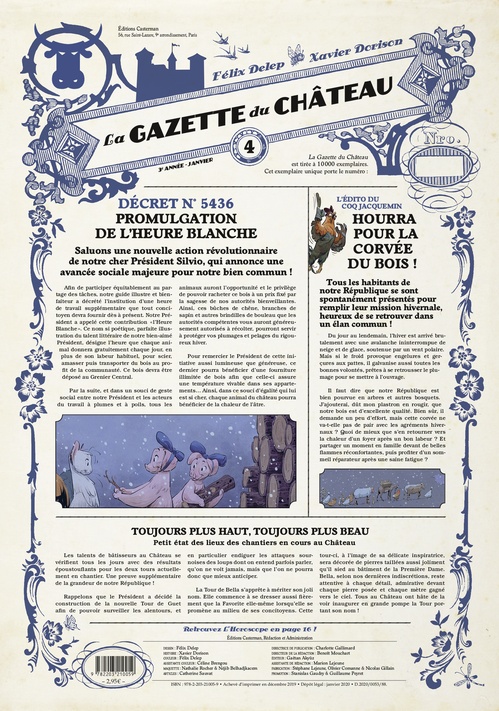 ebook cover of La Gazette du Château (Tome 4), by Dorison/Delep, Xavier Dorison, Félix Delep
