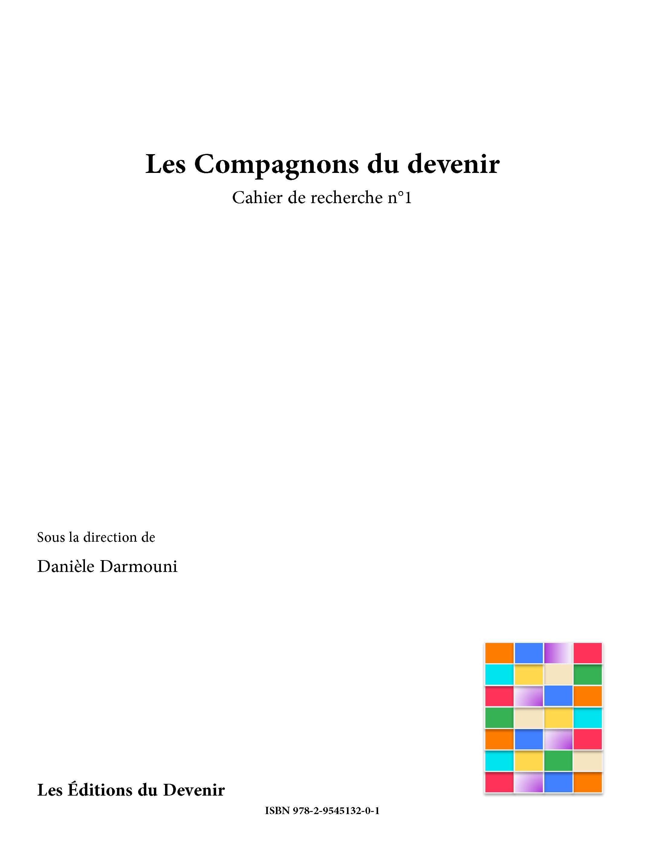 Couverture ebook de Les Compagnons du Devenir, de