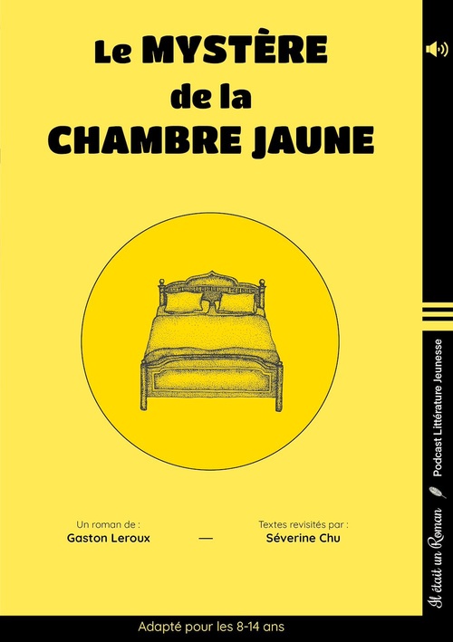 ebook cover of Le Mystère de la chambre jaune, by Séverine Chu, Gaston Leroux