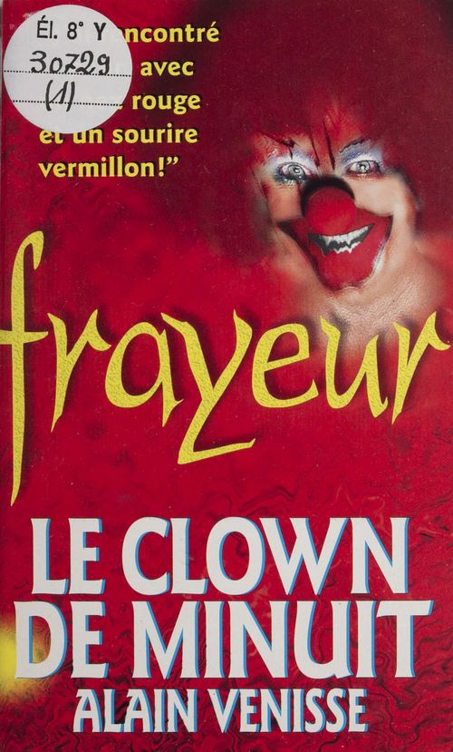 Couverture ebook de Le Clown de minuit, de Alain Venisse