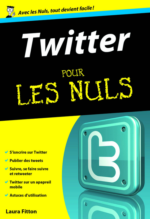Couverture ebook de Twitter poche pour les nuls, de Laura Fitton