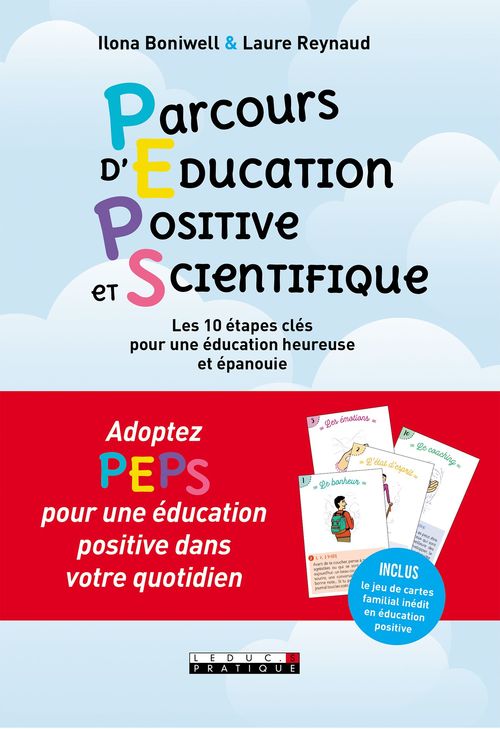 Couverture ebook de Peps ! Parcours d'éducation positive et scientifique, de Ilona Boniwell, Laure Reynaud