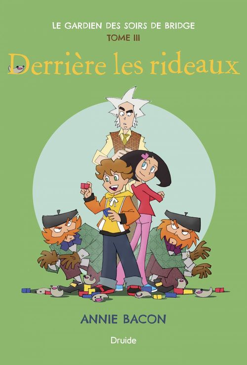Couverture ebook de Le gardien des soirs de bridge Tome III - Derrière les rideaux, de Annie Bacon