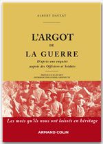 ebook cover of L'argot de la guerre, by Albert Dauzat