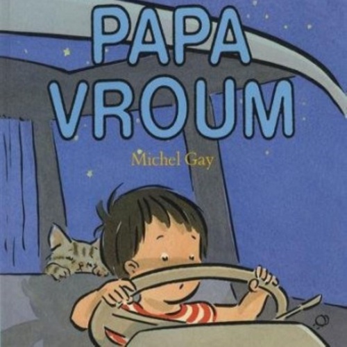 Couverture audiobook de Papa vroum, de Michel Gay