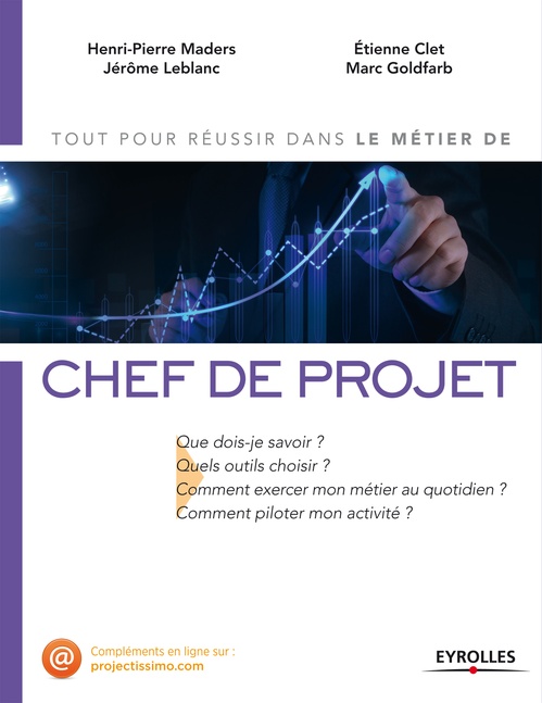 Couverture ebook de Le métier de chef de projet, de Collectif
