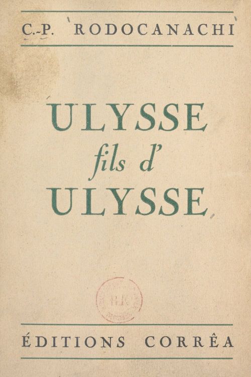 ebook cover of Ulysse, fils d'Ulysse, by C.-P. Rodocanachi