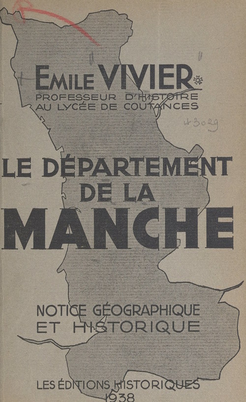 Couverture ebook de Le département de la Manche, de Emile Vivier