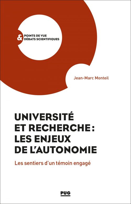 ebook cover of Université et Recherche : les enjeux de l'autonomie, by Jean-marc Monteil