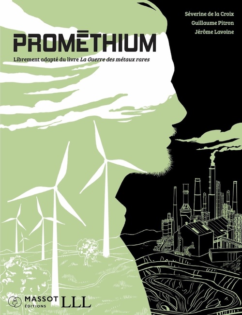 Couverture ebook de Prométhium, de Séverine de La Croix, Jérôme Lavoine, Guillaume Pitron