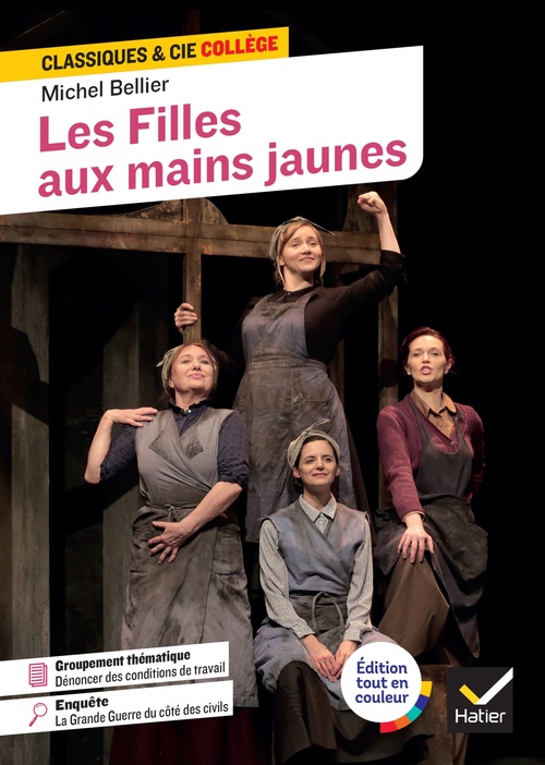 Couverture ebook de Les Filles aux mains jaunes, de Michel Bellier, Céline Macquet