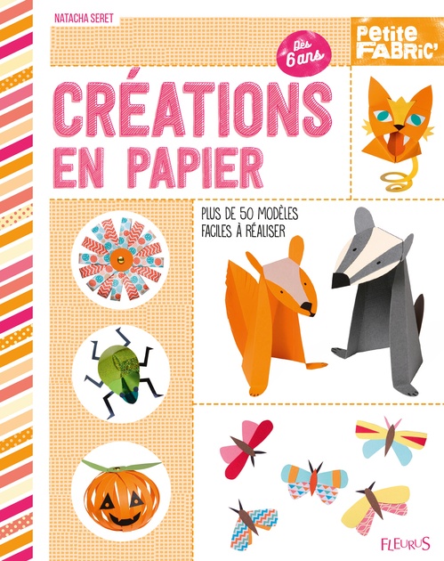 Couverture ebook de Créations en papier, de Natacha Seret