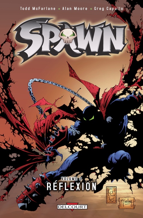 Couverture ebook de Spawn T03 - Réflexion, de Greg Capullo, Todd McFarlane, Alan Moore