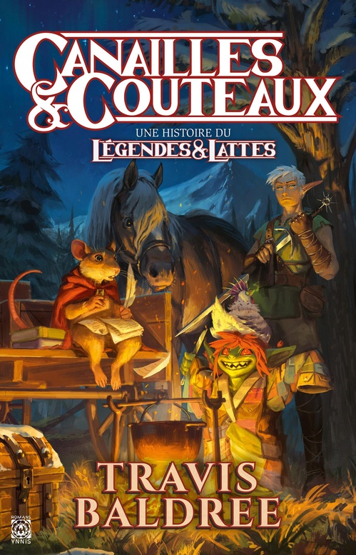 Couverture ebook de Canailles et Couteaux : Une histoire du Légendes & Lattes, de Travis Baldree