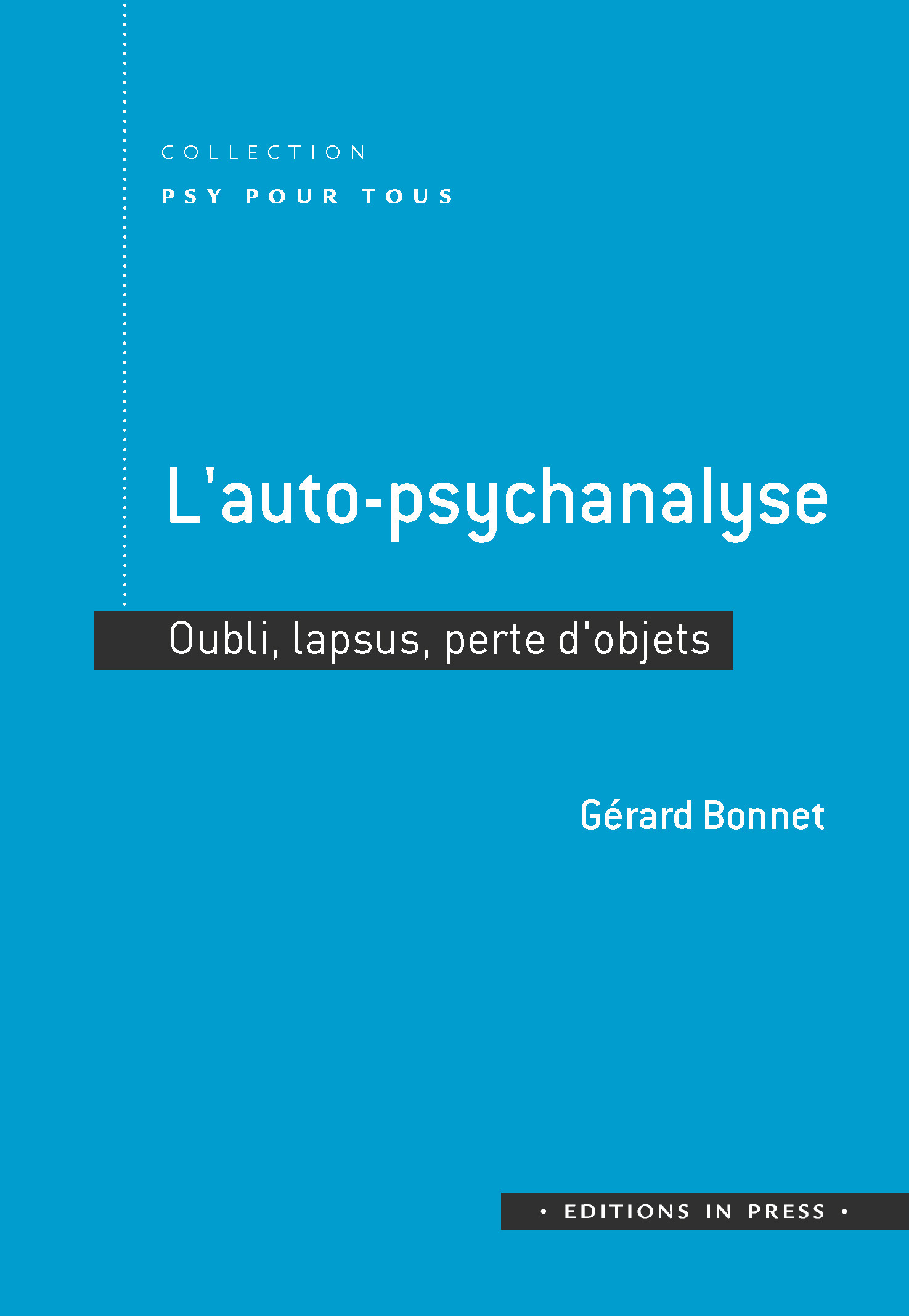 ebook cover of L'auto-psychanalyse, by Gérard Bonnet