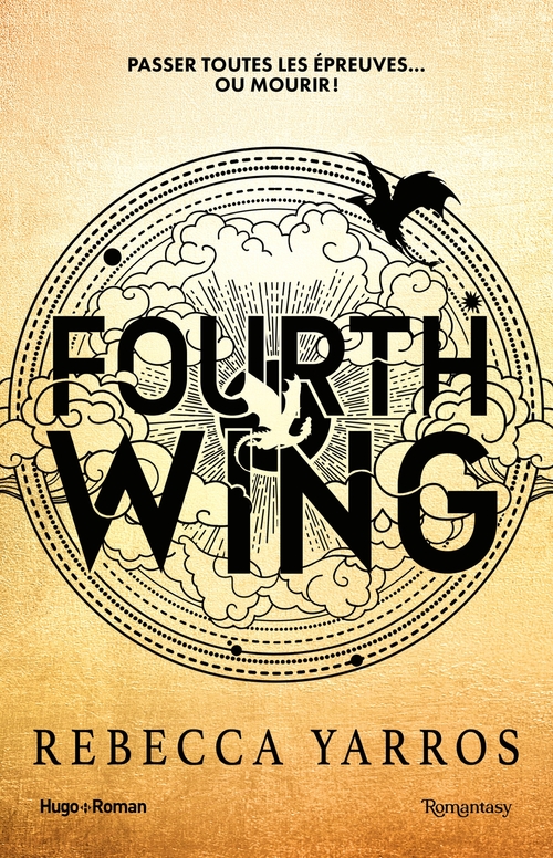 ebook cover of Fourth Wing - Version française, by Rebecca Yarros