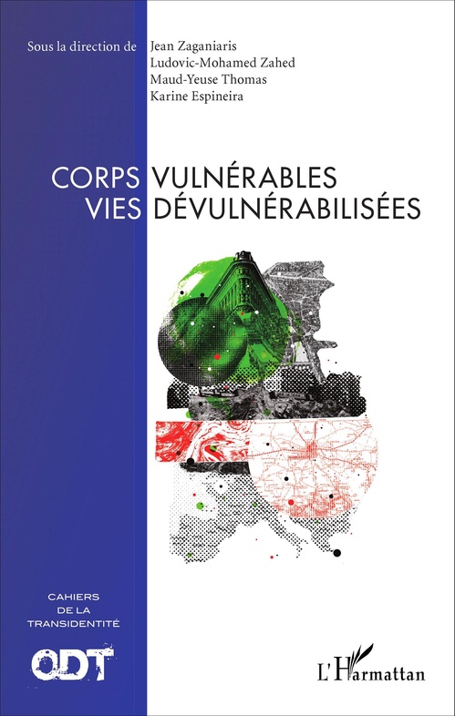 Couverture ebook de Corps vulnérables vies dévulnérabilisées, de Jean Zaganiaris, Karine Espineira, Ludovic Lotfi Mohamed Zahed, Maud-Yeuse Thomas