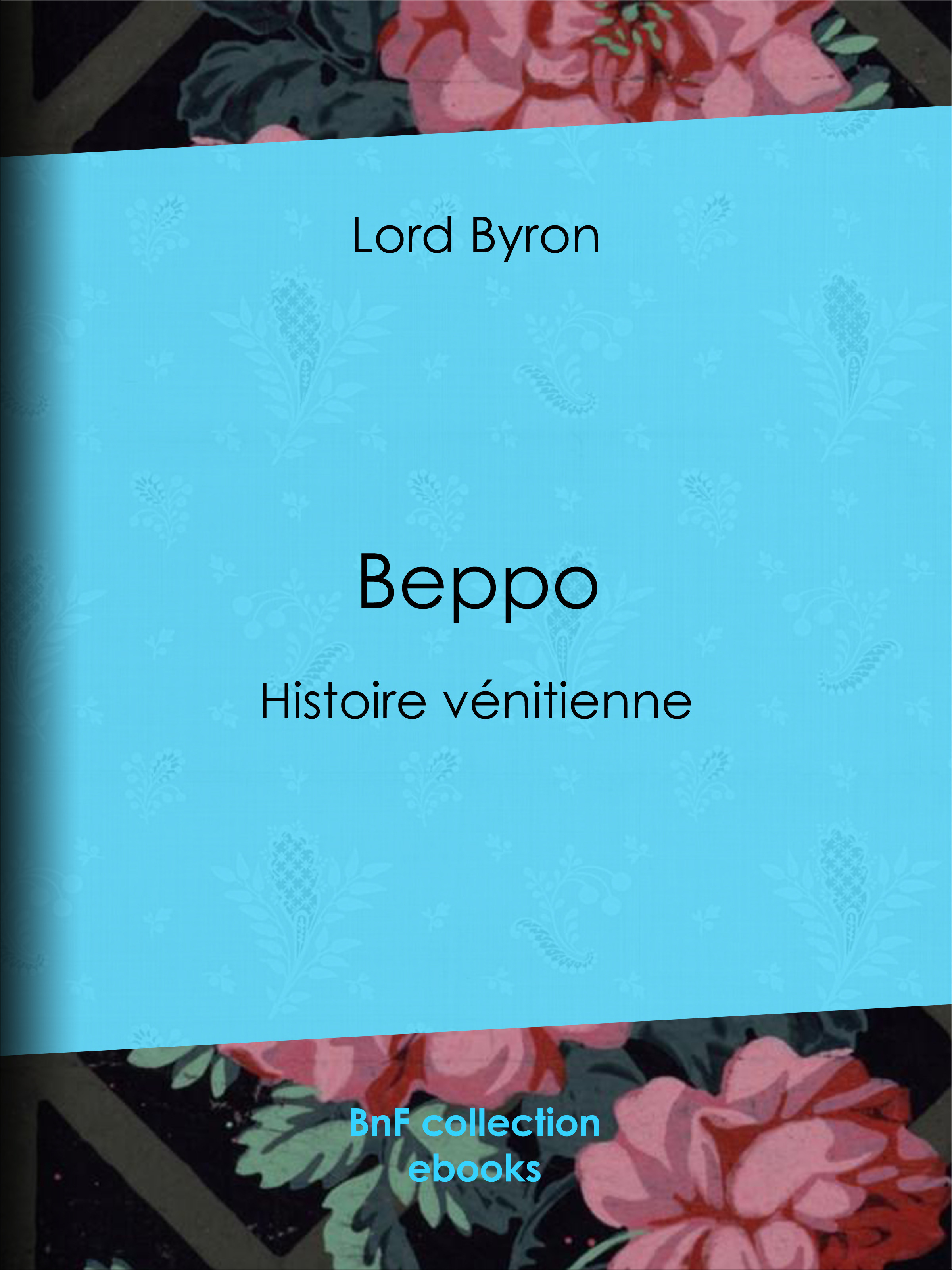 Couverture ebook de Beppo, de Benjamin Laroche, Lord Byron