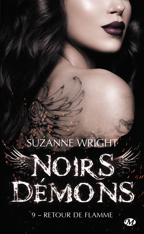 Couverture ebook de Noirs démons, T9 : Retour de flamme, de Suzanne Wright